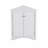 Triangle Bathroom Storage Cabinet With Adjustable Shelves, Freestanding Floor Cabinet-1612756240
