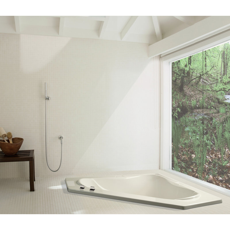 Baignoire de trempage en acrylique MTI Solutions, Blanc,  L 59 po x l 41,5 po