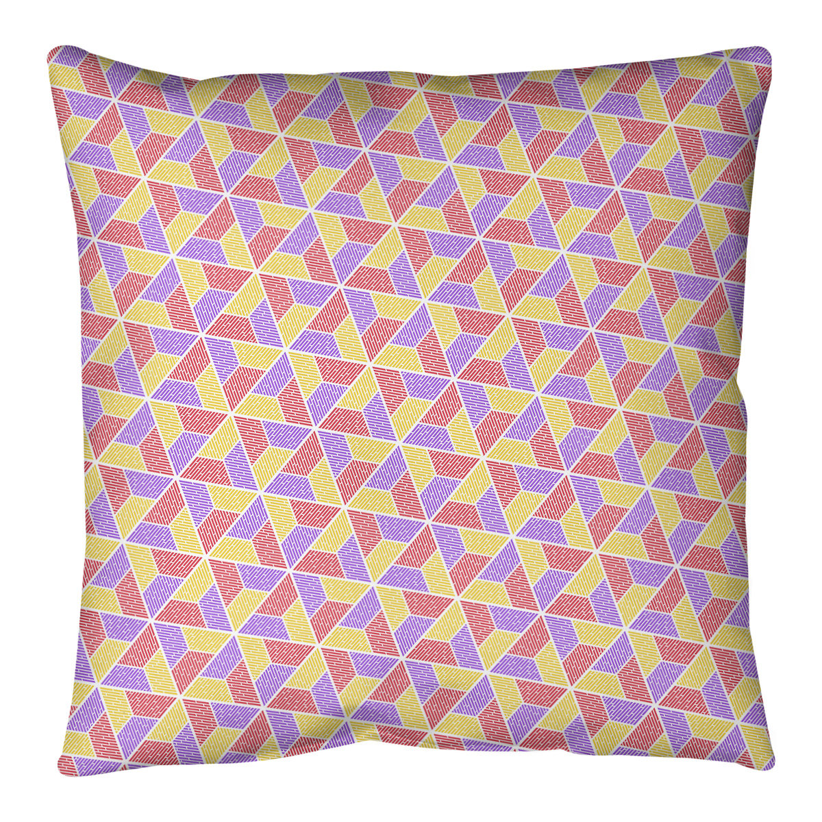 Katelyn Elizabeth Geometric Reversible Throw Pillow