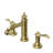 Widespread 2-handle Bathroom Faucet with Drain Assembly-102916224