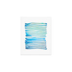 Year Blue Water Lines par Anoellejay - impression sans cadre
