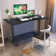 Kashif Electric Height Adjustable Standing Desk with  4 Lockable Casters, 2 Hooks