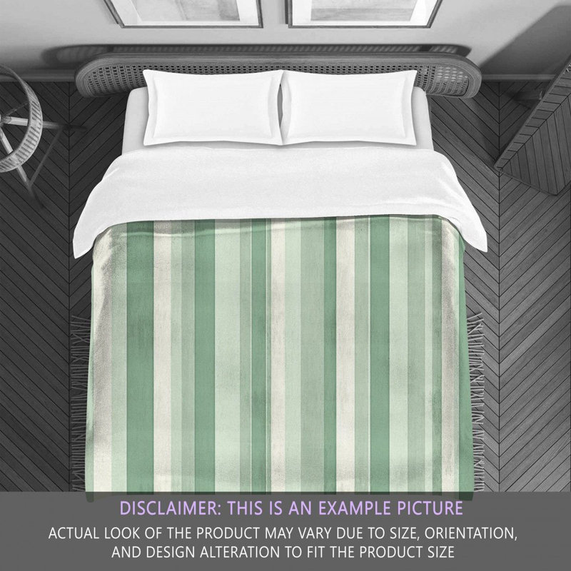 Vertical Striped Bedding, King Comforter