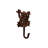 Iron Wall Hook - Wall Mounted Cast Iron Home Décor Single Hook (Frog)