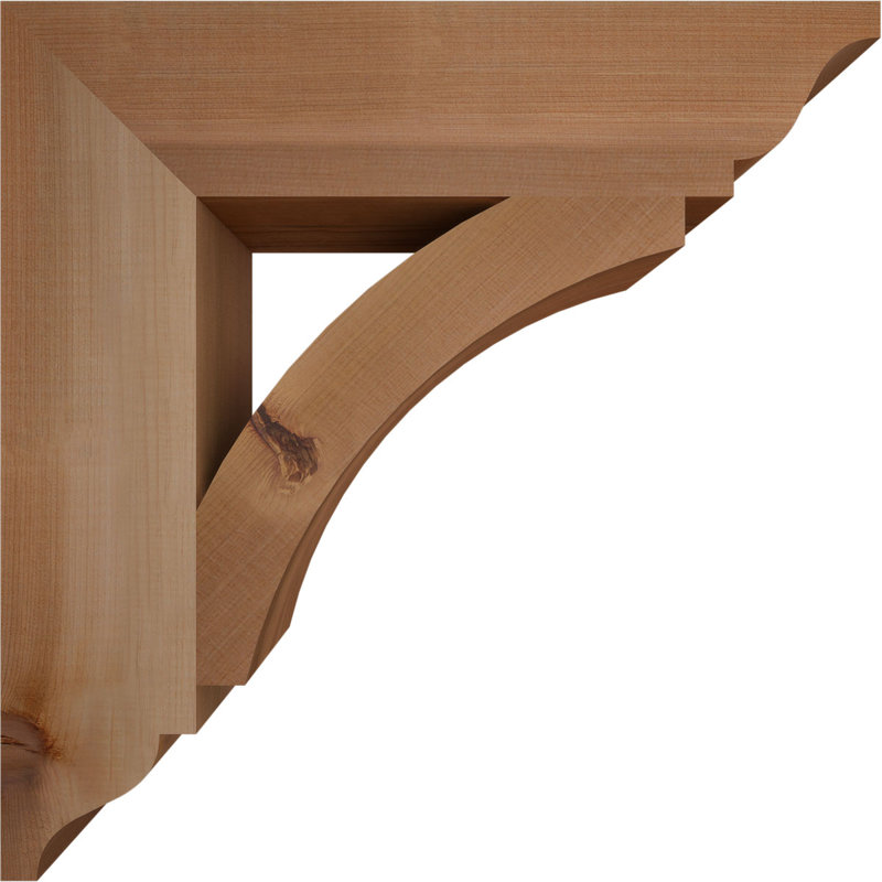 Support traditionnel Thorton, H 18 po x l 3,5 po x P 18 po, Cèdre rouge