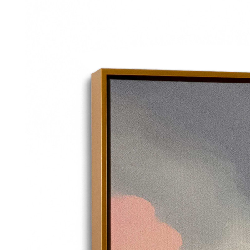 "Rosy Twilight" par Golden Glow Interiors 2 - Pièces sur toile, Cadre doré poli, H 38 po x l 26 po