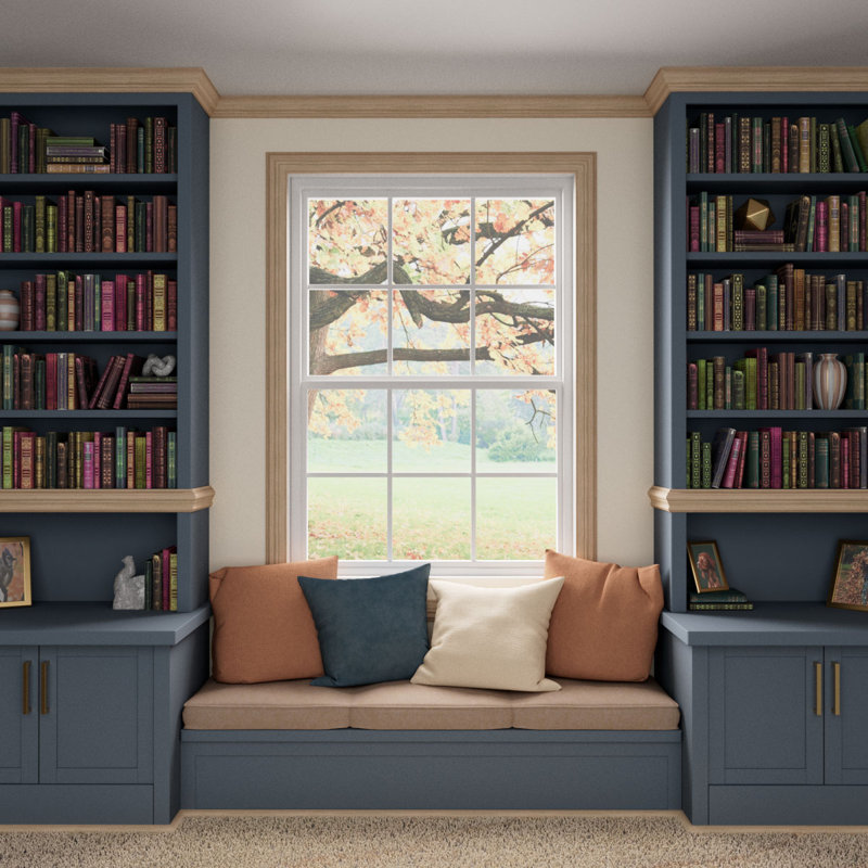 Ekena Millwork WM103 1 1/8"D x 1 1/8"W x 96"L Americraft Solid Hardwood Stain Grade Quarter Round Moulding