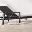 Chaise longue d'extérieur en alliage d'aluminium VillaRattan
