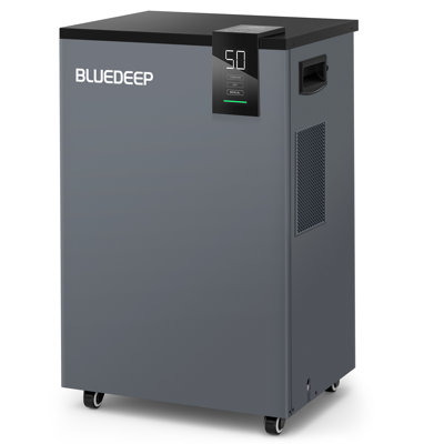 Déshumidificateur commercial 190 ch. Bluedeep, tuyau de drainage 6,56 pi et réservoir 1,75 gallons, pour sous-sols, industriels et chantiers
