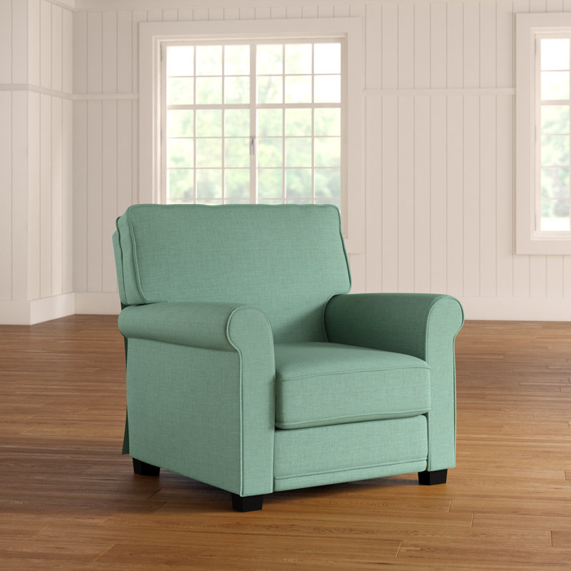 Apollonio Upholstered Armchair, Blue Polyester