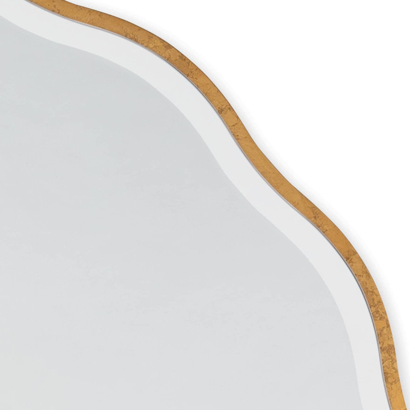 Candice Scalloped Wall Mirror, 42" x 42"