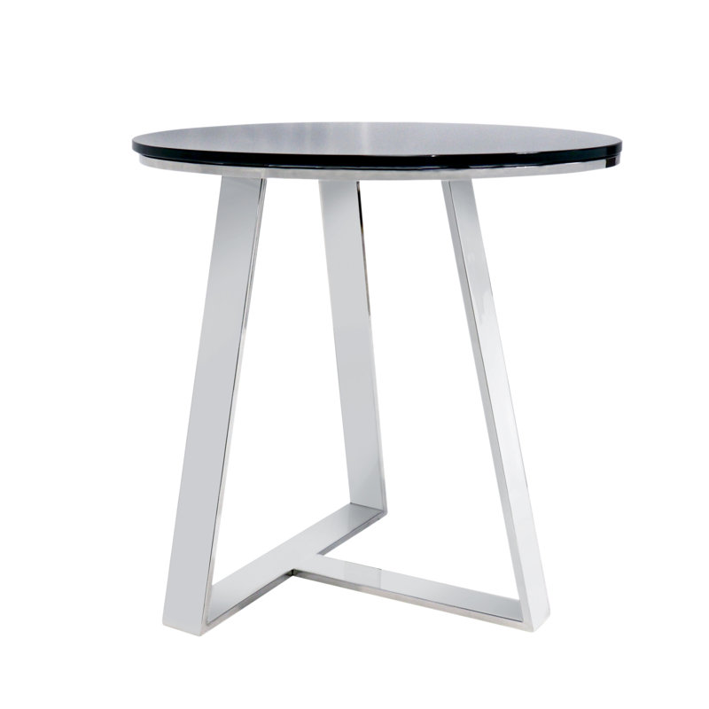 Glass Top End Table