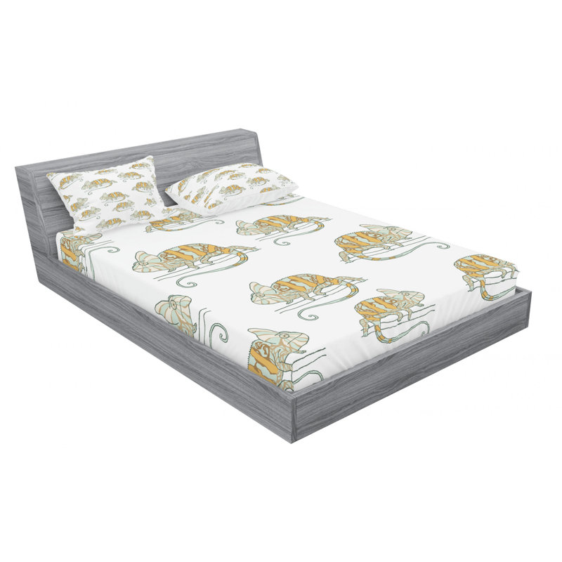 Microfiber Sheet Set, Queen Sheet Set with Fitted Sheet
