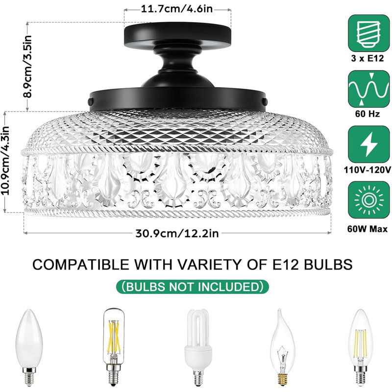 Semi Embedded Ceiling Light