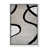 Toile avec cadre blanc