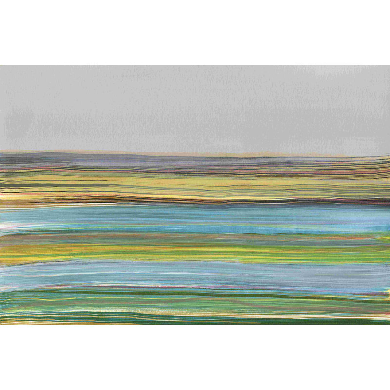 «Parallel Striae I» par Jodi Fuchs - impression sur toile tendue, L 12 po x H 8 po