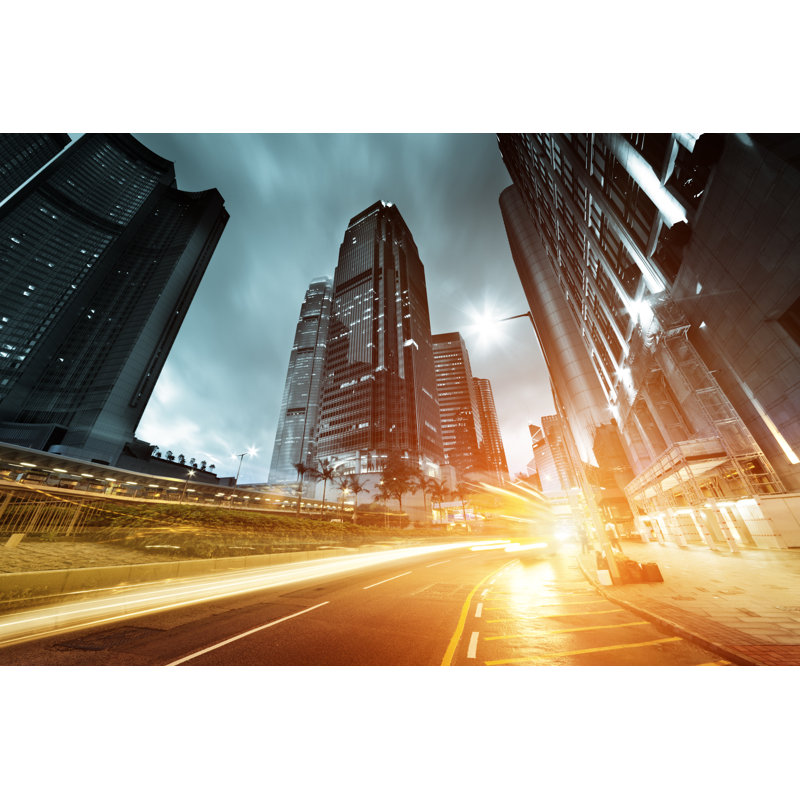 Braegger Hong Kong 1 Piece Wrapped Canvas Wall Art, 30cm H x 46cm W x 3.8cm D