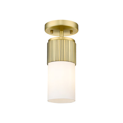 Mailani Glass Semi Flush Mount
