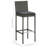 Patio Bar Set Patio Bar Table and Stools with Cushions Poly Rattan-1804233986
