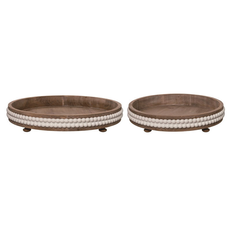 Ensemble de 2 plateaux