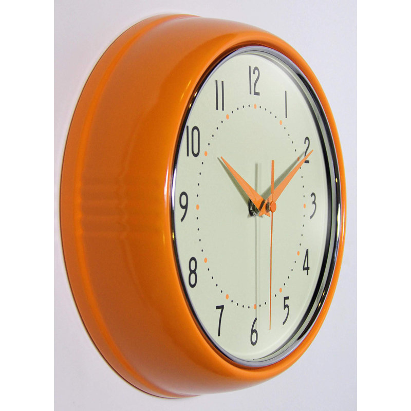 Rétro horloge murale de cuisine Mid Century