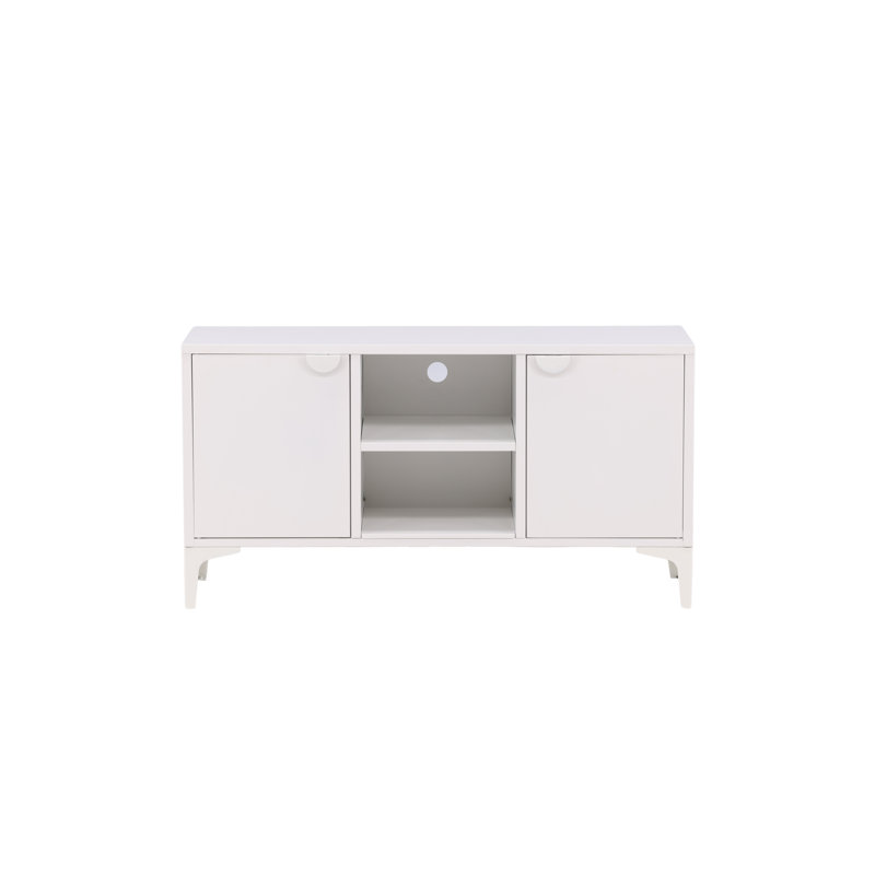 Radersburg Unfinished TV Stand for TVs up to 50", White