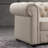 Upholstered Tufted Loveseat Couch,Chesterfield Sofa loveseat with Armrest Scroll Arm Sofa Couch, Sectional Sofa for Living Room Office-1187928132