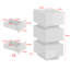 25 cm W Bedside Table-1865751515