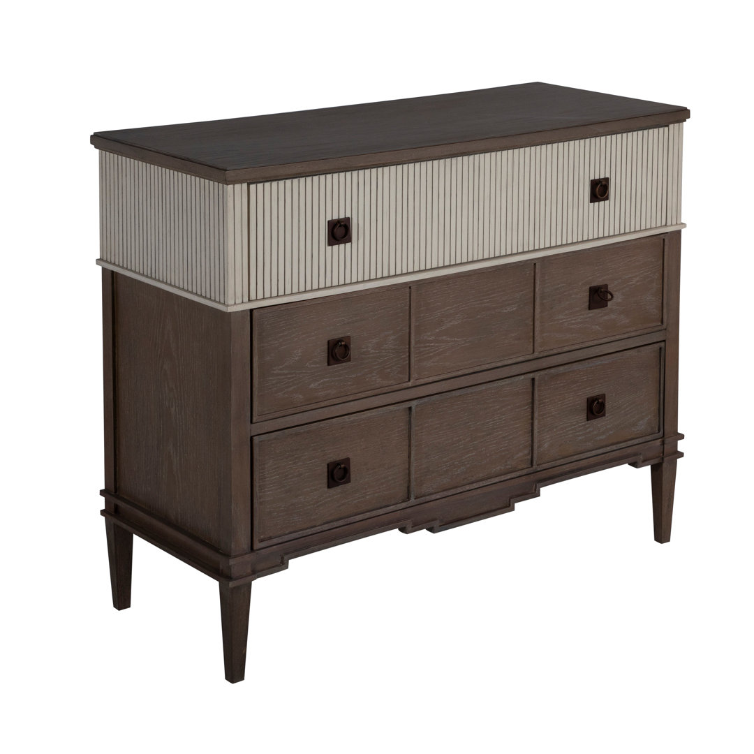 Winslet 3 Drawer 42" W Solid Wood Chest Gabby