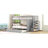Jaleil Full Over Full Bunk Bed with Trundle and Staircase-834156095
