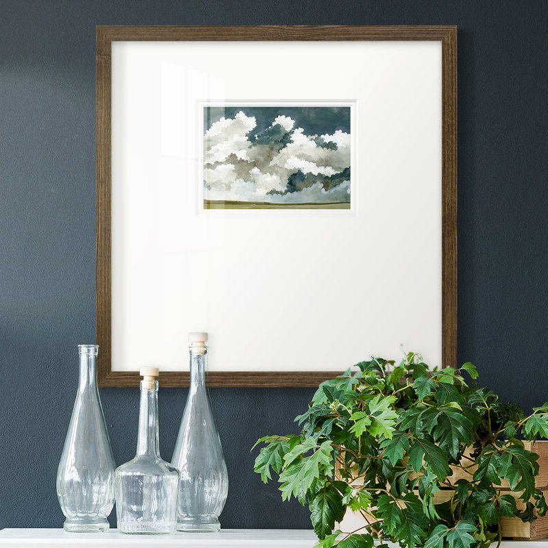 «Vast Neutral Sky III», reproduction d'art encadrée, H 17 po x l 17 po x P 1,25 po