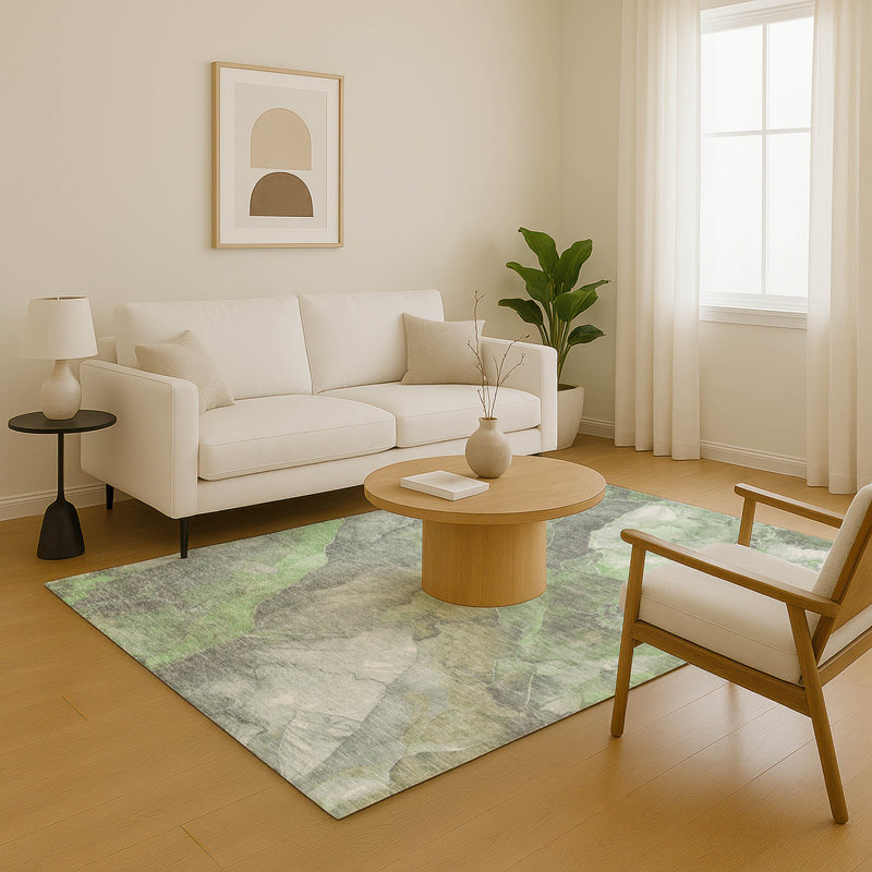 Tapis floral Premium Lavlin lavable à la machine AMF1787, Rectangulaire 3 pi x 5 pi