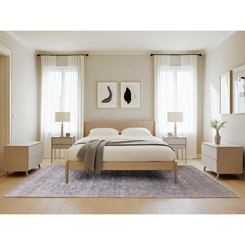 Tapis oriental gris, Rectangle 5 pi x 8 pi