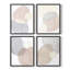 Pastel Shifting Spheres I, impression encadrée - ensemble de 4-606246684