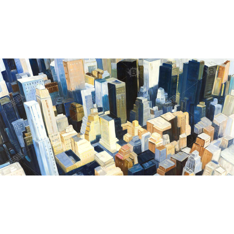 Manhattan View Empire State Building Canvas - Home Decor