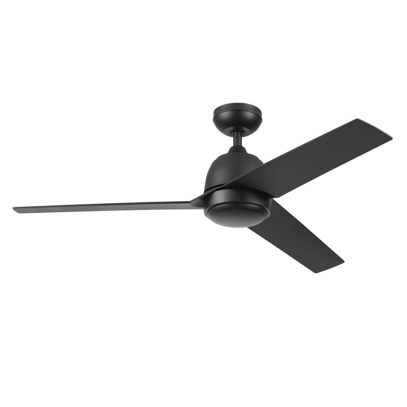 Ventilateur de plafond 52 po Mule Selana, Noir mat, Noir mat