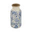 Vase en céramique avec motifs floraux traditionnels-684463537