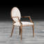 Fauteuil capitonné en velours Teagan-29162197-29162201