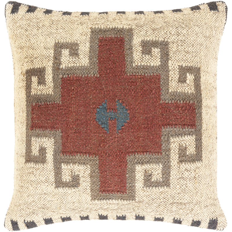Accent Throw Pillow Cover, 18" x 18", Polyester/Polyfill