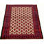 Hand-Knotted Rizbaft Tan Wool Rug 3'3" X 5'9"