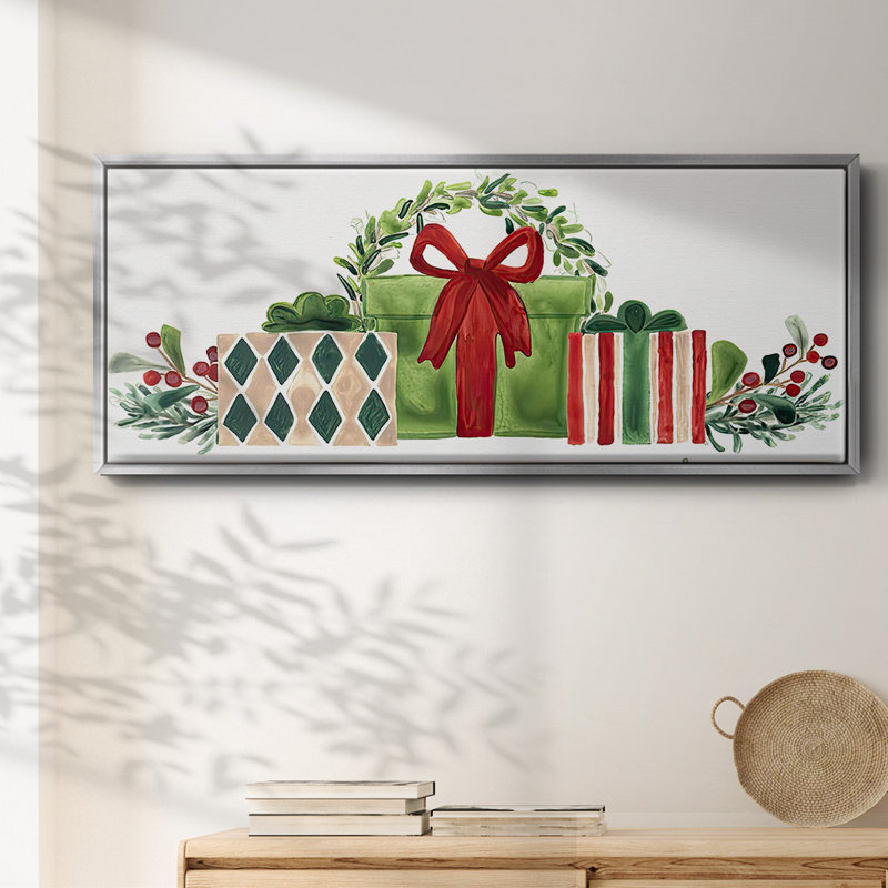 Woodland Holiday Collection - Toile avec cadre en D, H 8 po x l 20 po