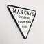 Eilers Cast Iron Man Cave Wall Sign