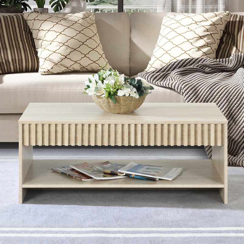 Table basse 39,4 "avec tablette ouverte Adonia