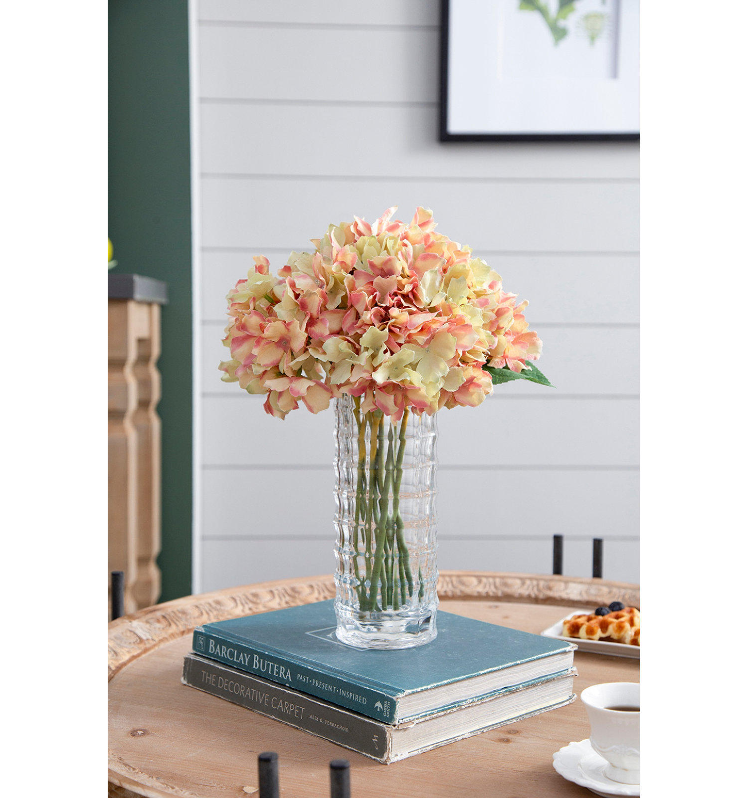 Hydrangea Floral Stems, Blush
