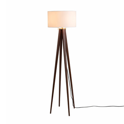 Quattro 61" Linen Floor Lamp