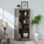 Grande armoire de rangement avec porte de grange et rangement en bois rustique de style campagnard avec garde-manger et porte de grange