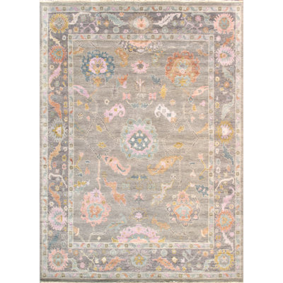 Handmade Wool Floral Area Rug