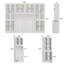 Garde-manger H 71 po x l 94,5 po avec bibliothèques, rehausse de porte en verre avec tiroir et comptoirs spacieux-297944647