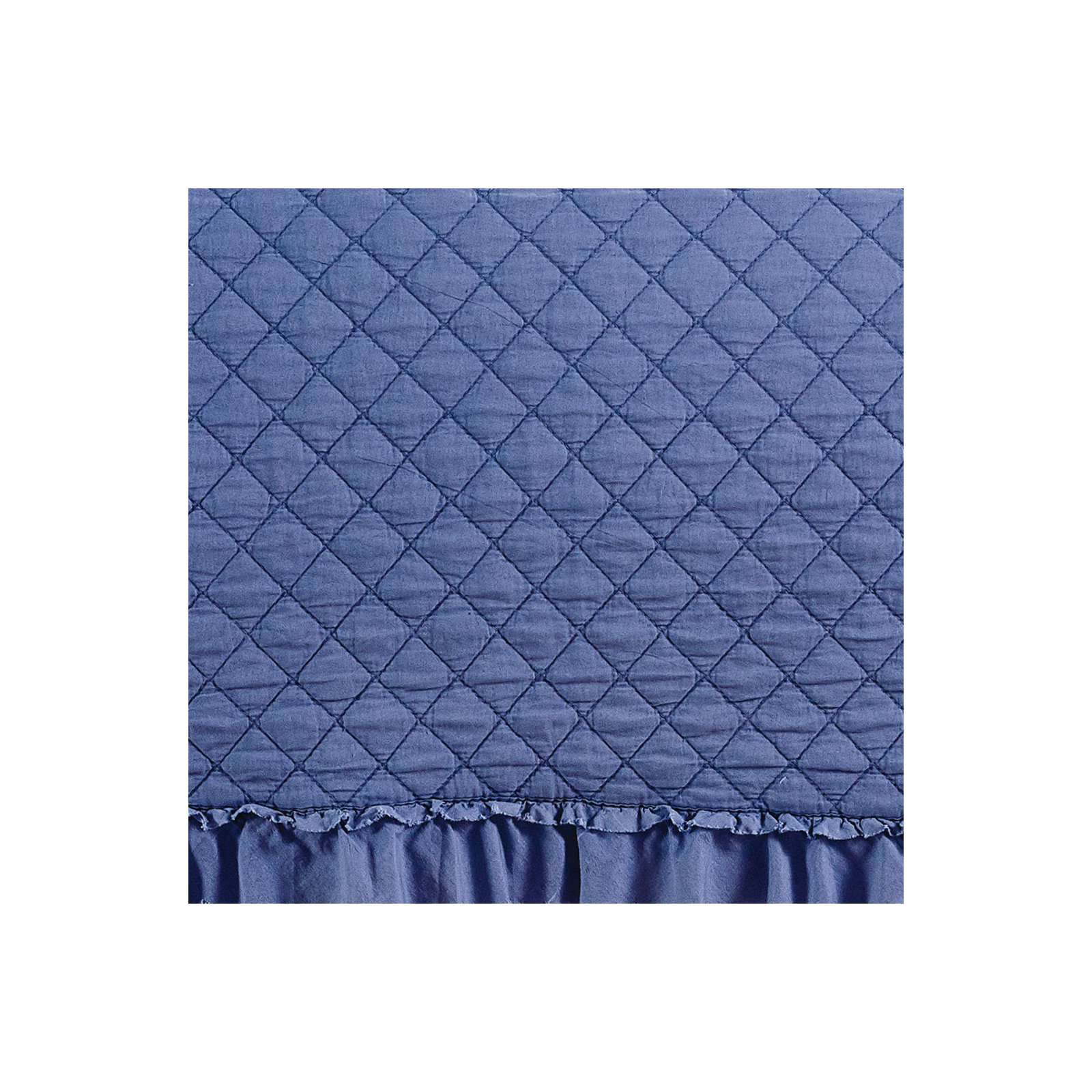 Bashira Quilt Set, Full Quilt + 2 Full Shams, Blue