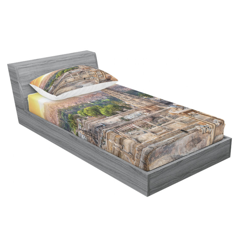 Microfiber Sheet Set, Twin Sheet Set with Fitted Sheet
